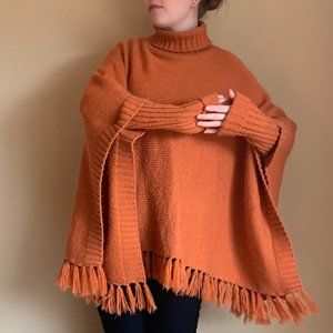 Orange Nevada Poncho